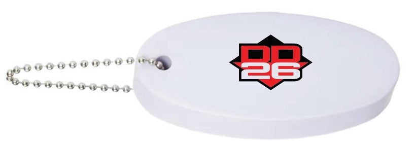 Porte-clés flottant with DD26 Fishing Logo