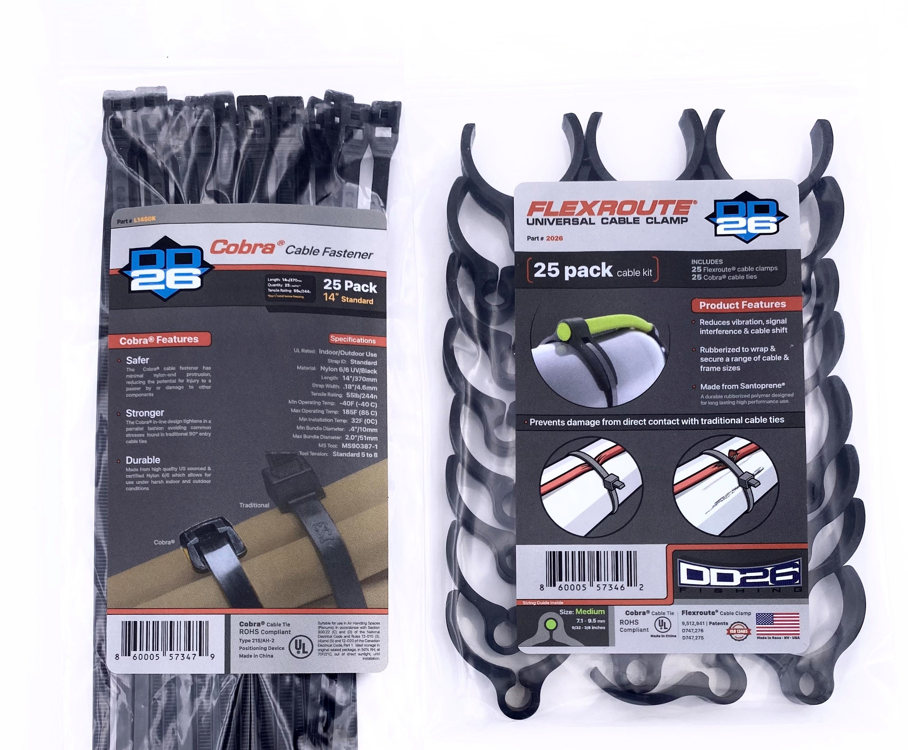 DD26 Fishing FLEXROUTE KIT DE PINCES À CÂBLE