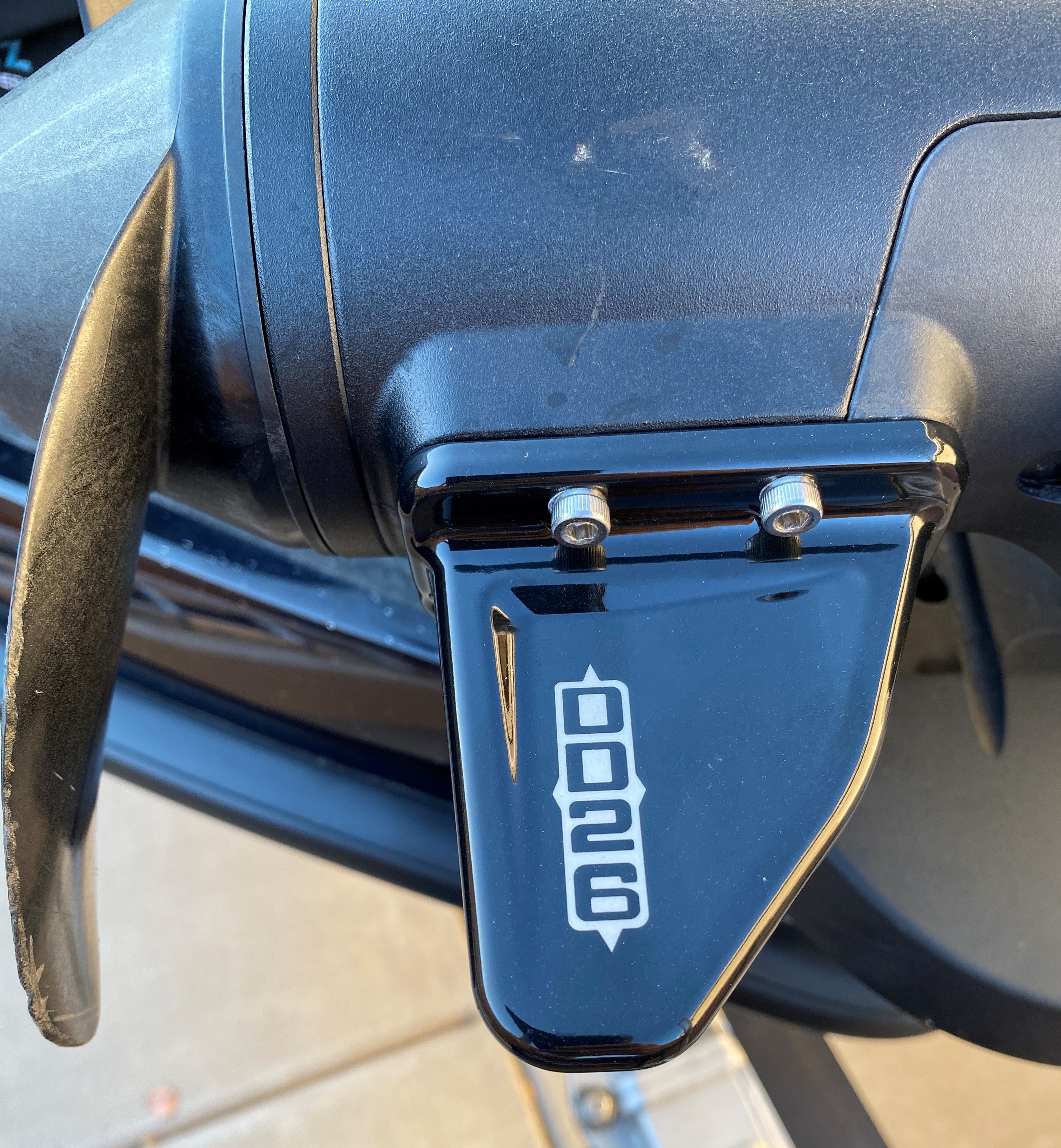 DD26 Fishing Aileron en aluminium usiné compatible avec Garmin Force (with built in sonar) Trolling Motor