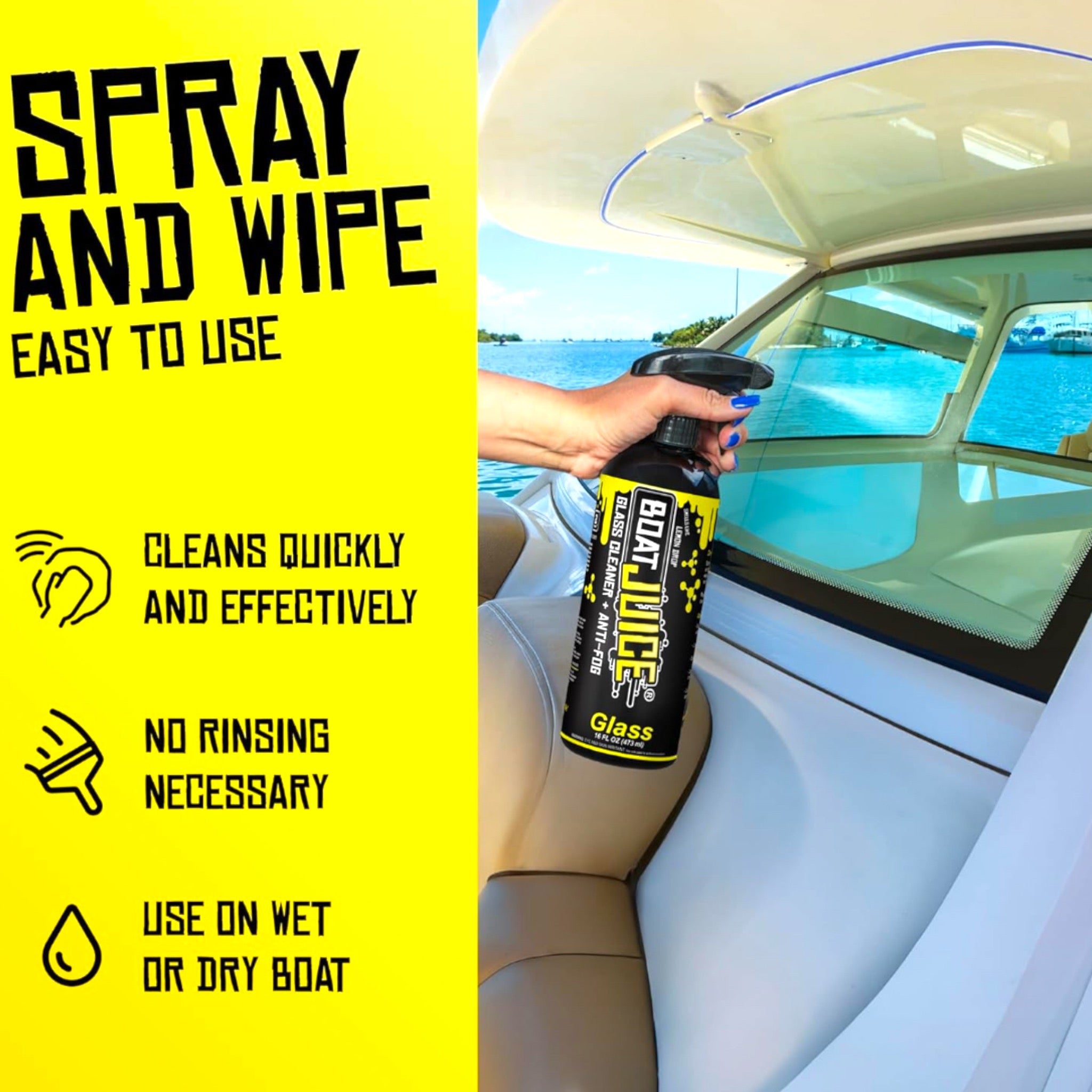 Boat Juice Nettoyant pour vitres