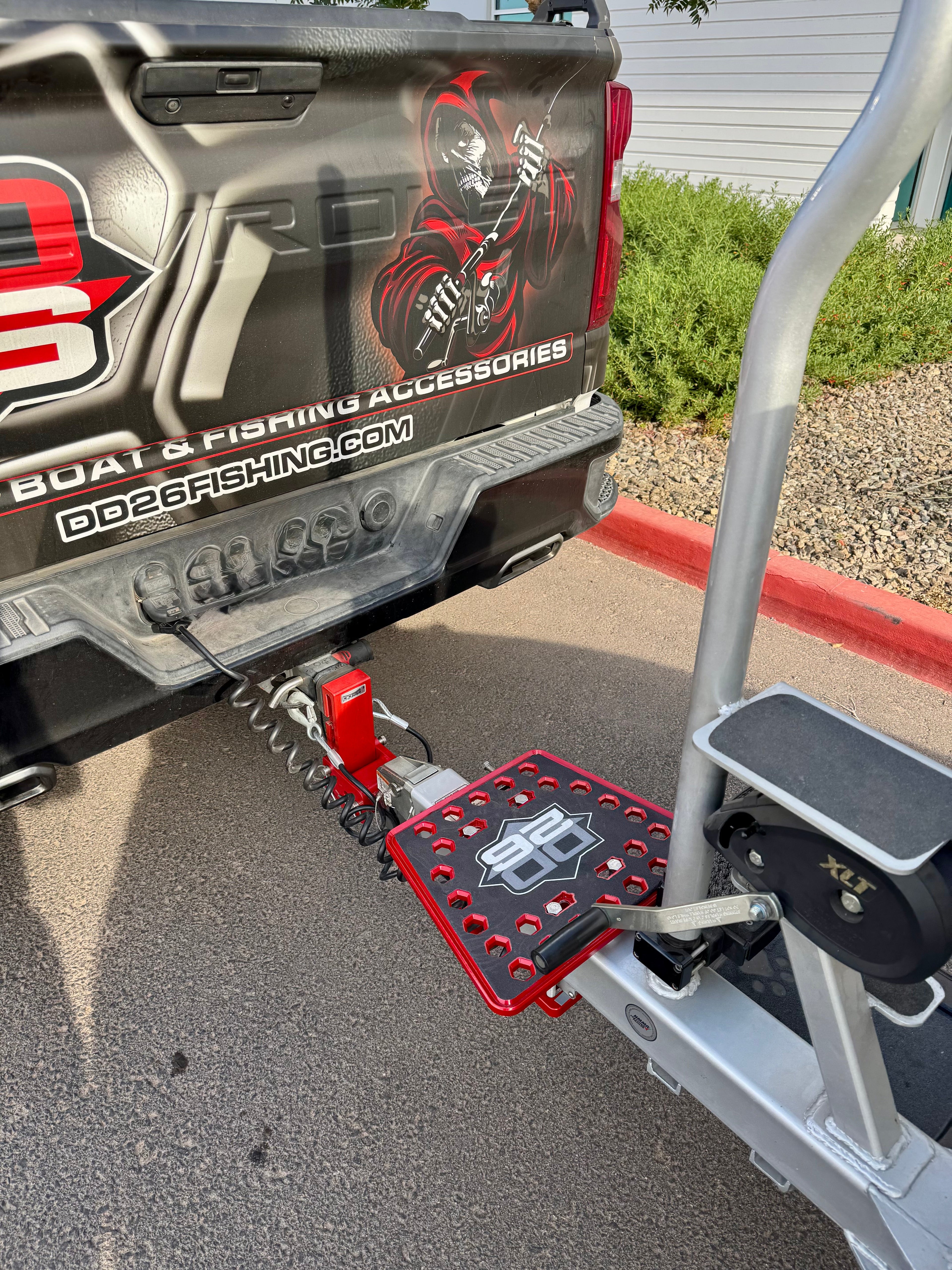 DD26 Fishing Marche-plateforme en aluminium usiné