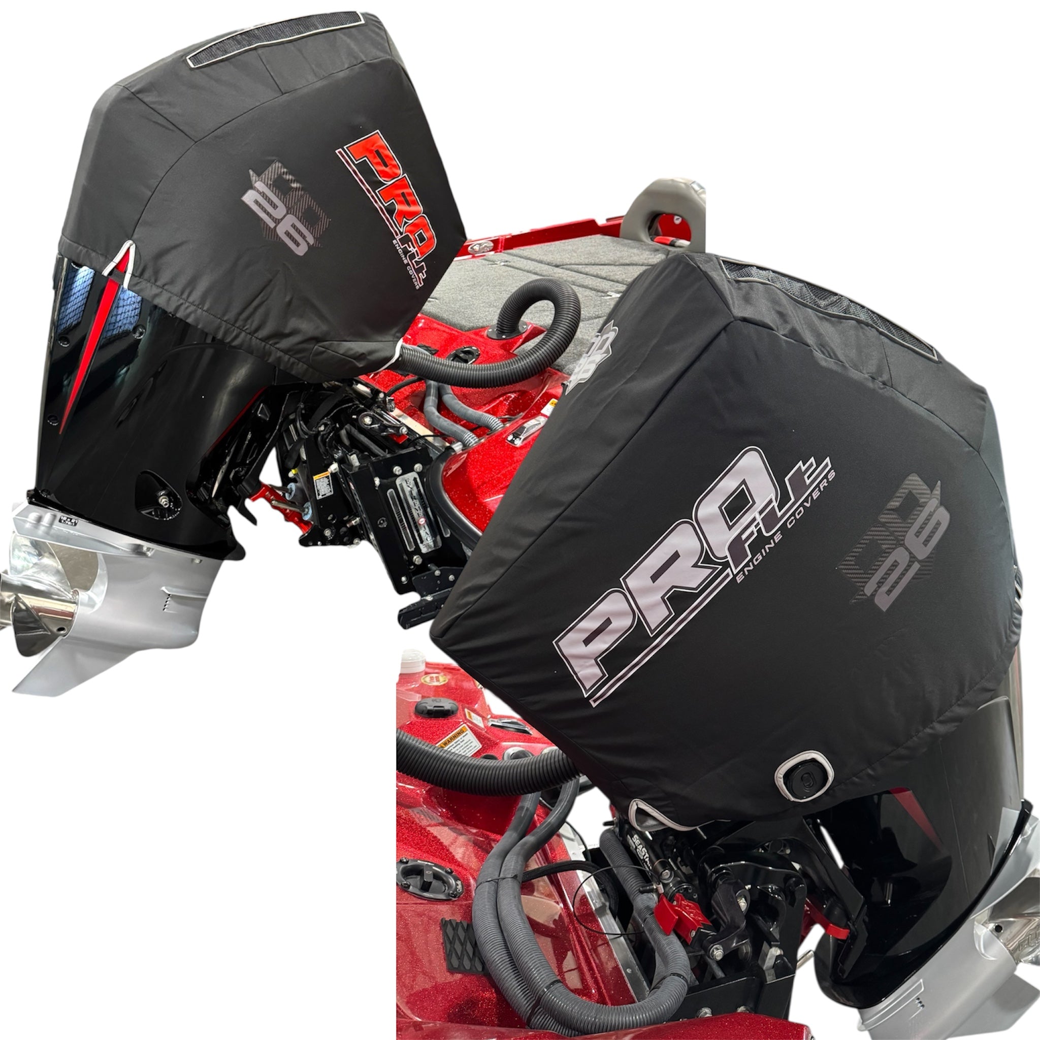 PRO Fit Housse moteur by DD26 Fishing compatible avec le Mercury 4-Stroke Pro XS 200-300, V8 Moteurs