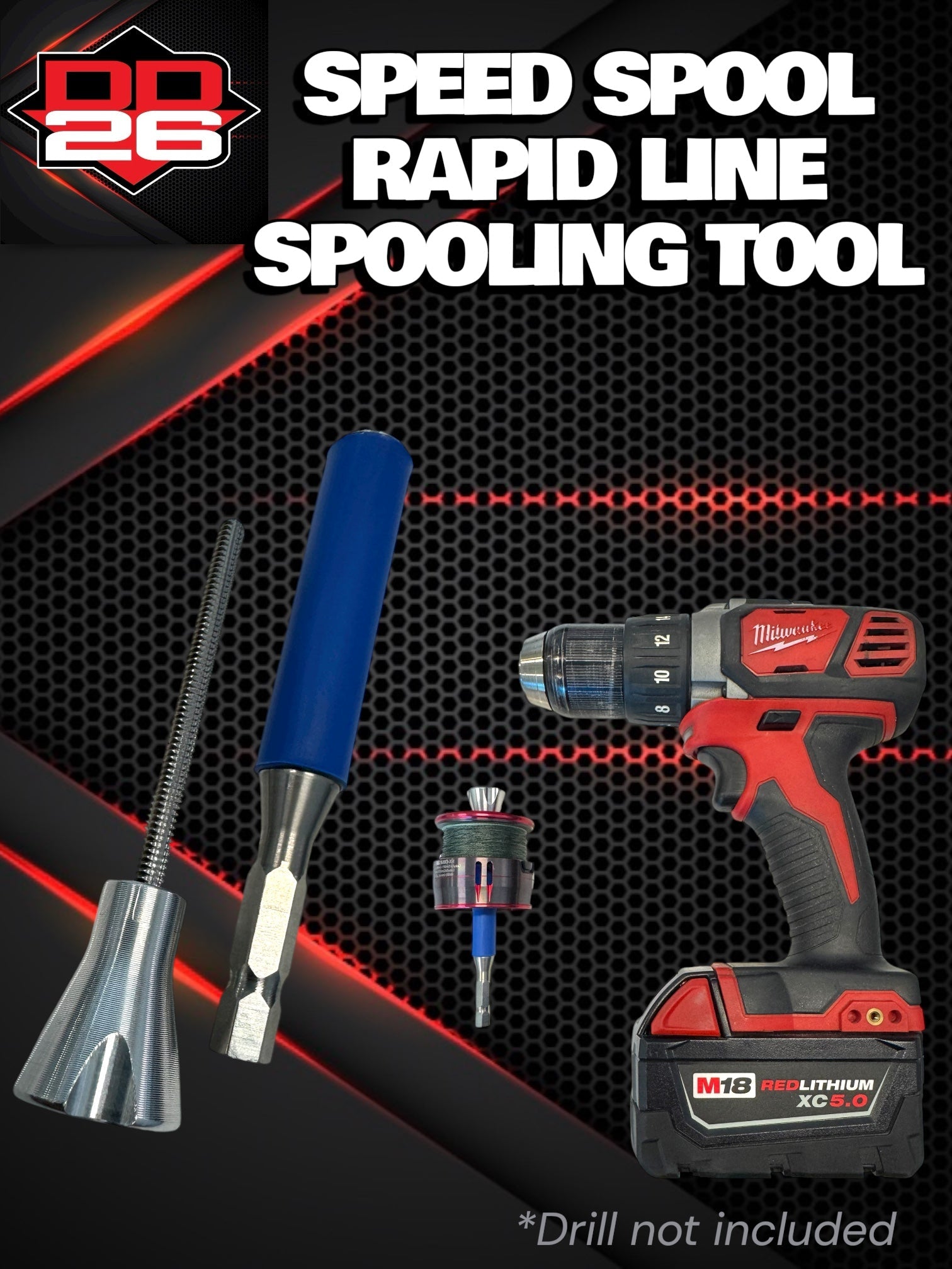 DD26 Speed Spool Outil de bobinage rapide de fil
