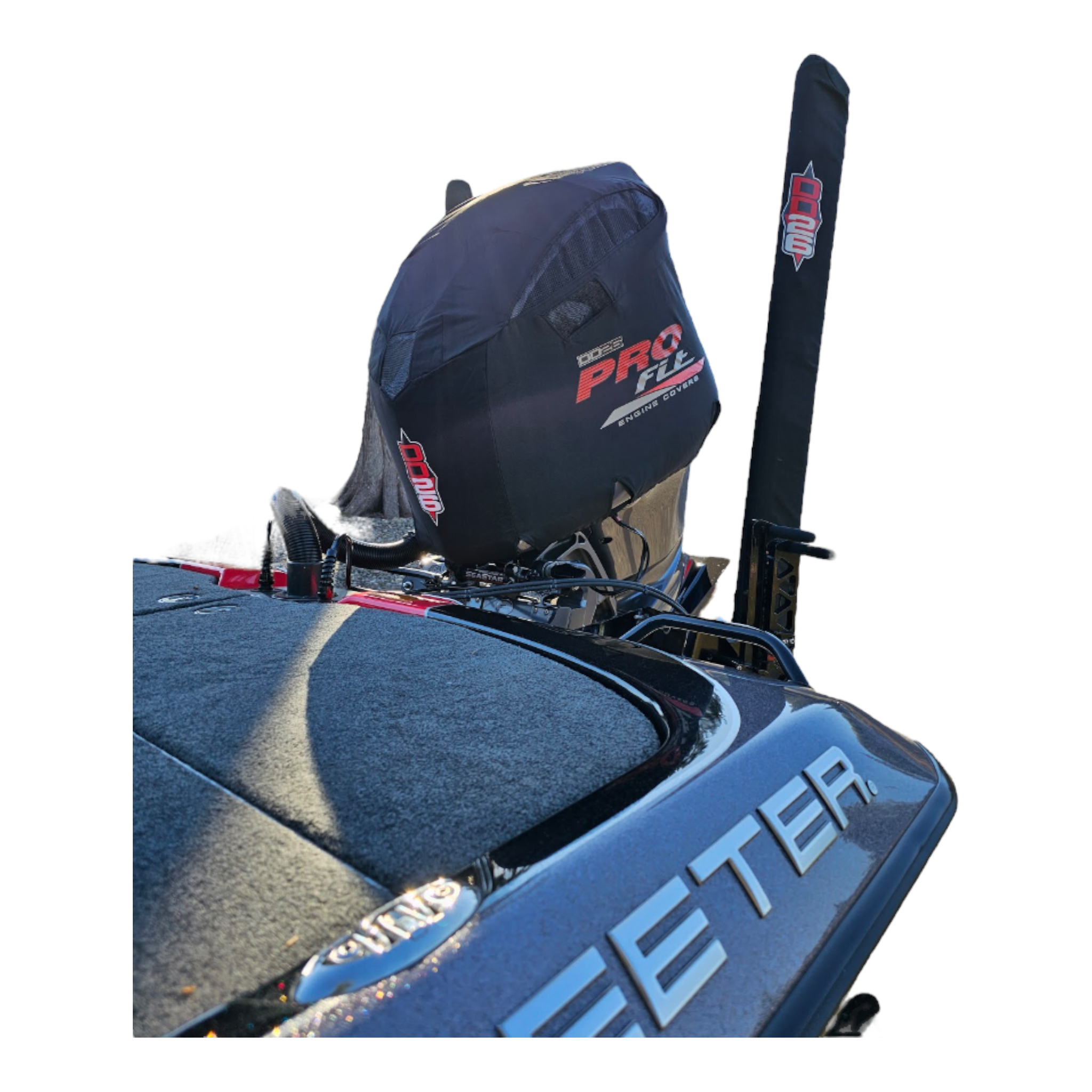 DD26 Fishing Housse moteur ventilée compatible avec Yamaha SHO V200-250hp 2010- 2020 modèles année