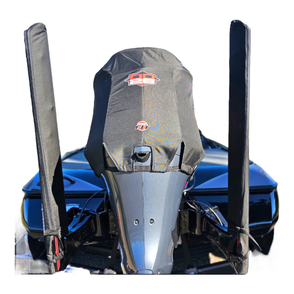 DD26 Fishing Housse moteur ventilée compatible avec Yamaha SHO V200-250hp 2010- 2020 modèles année