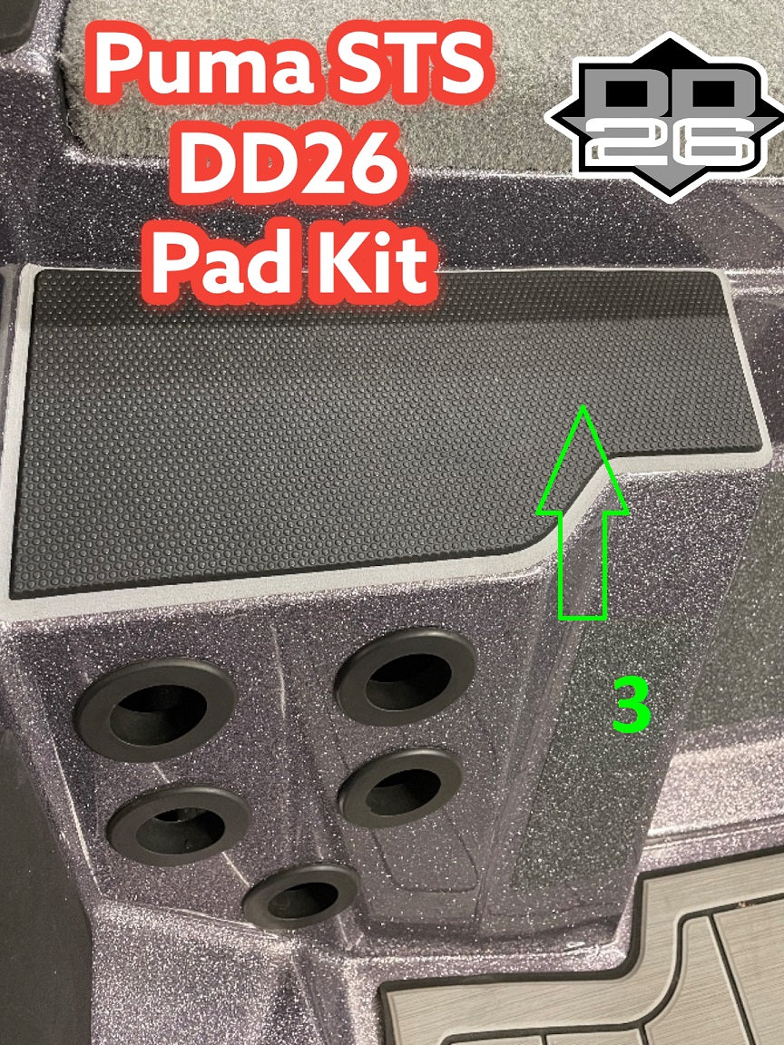 Bass Cat Puma STS and Lynx STS Kit de coussins de marche 7pc