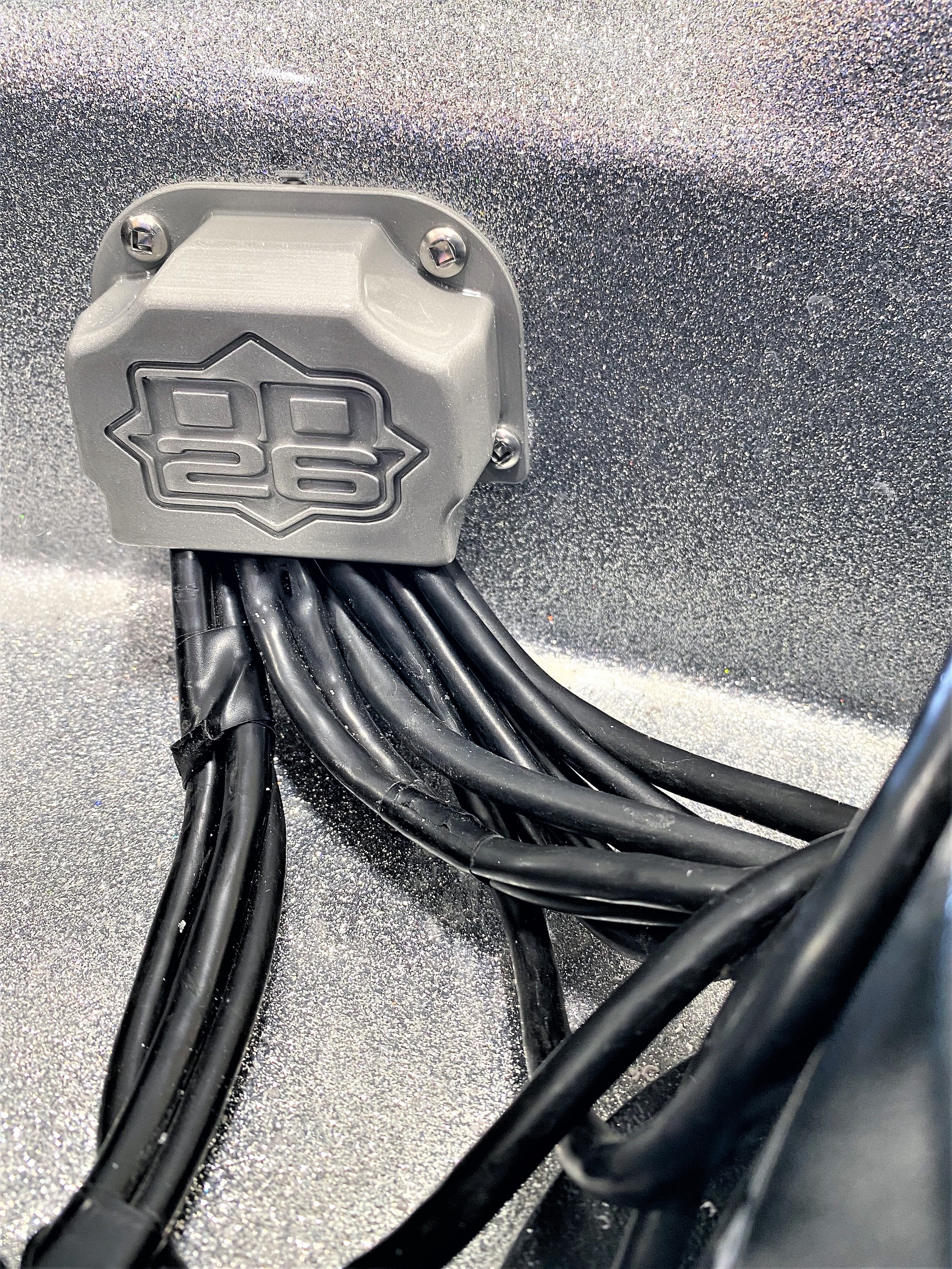 DD26 Fishing Capot de fils en aluminium usiné