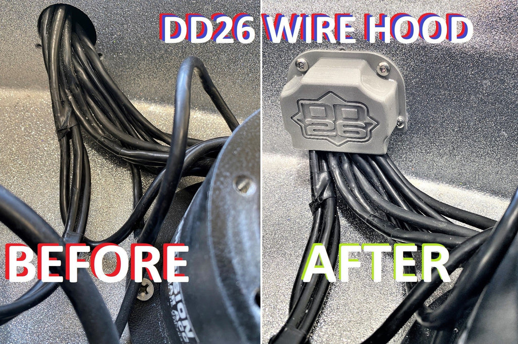 DD26 Fishing Capot de fils en aluminium usiné