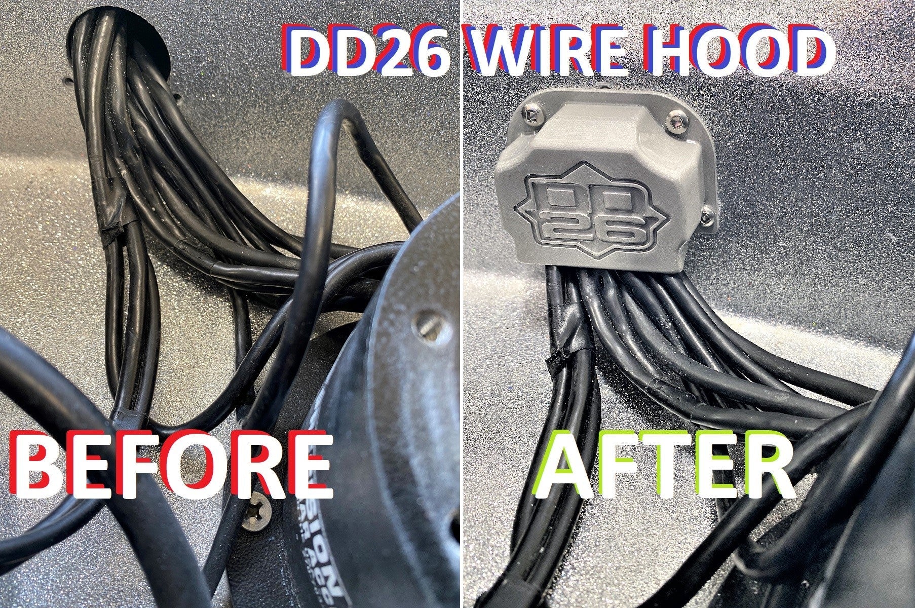 DD26 Fishing Capot de fils en aluminium usiné