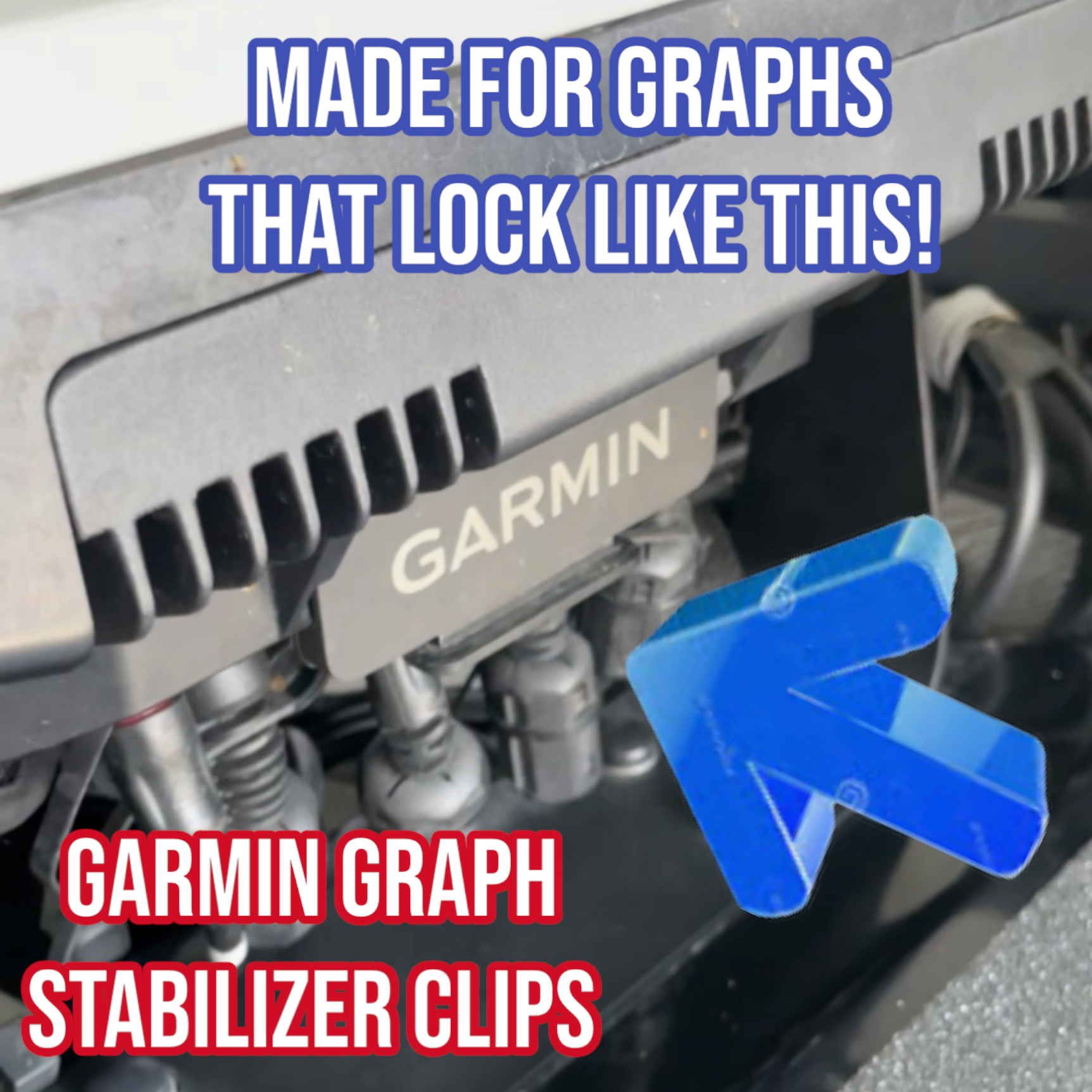 Clip stabilisateur for Garmin Graphs