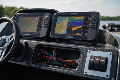 Installation d'électronique marine
